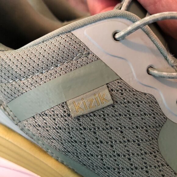 Kizik London Surf Spray Granite Green Womens Athletic Sneaker Sz 9 Slip On - Picture 12 of 16